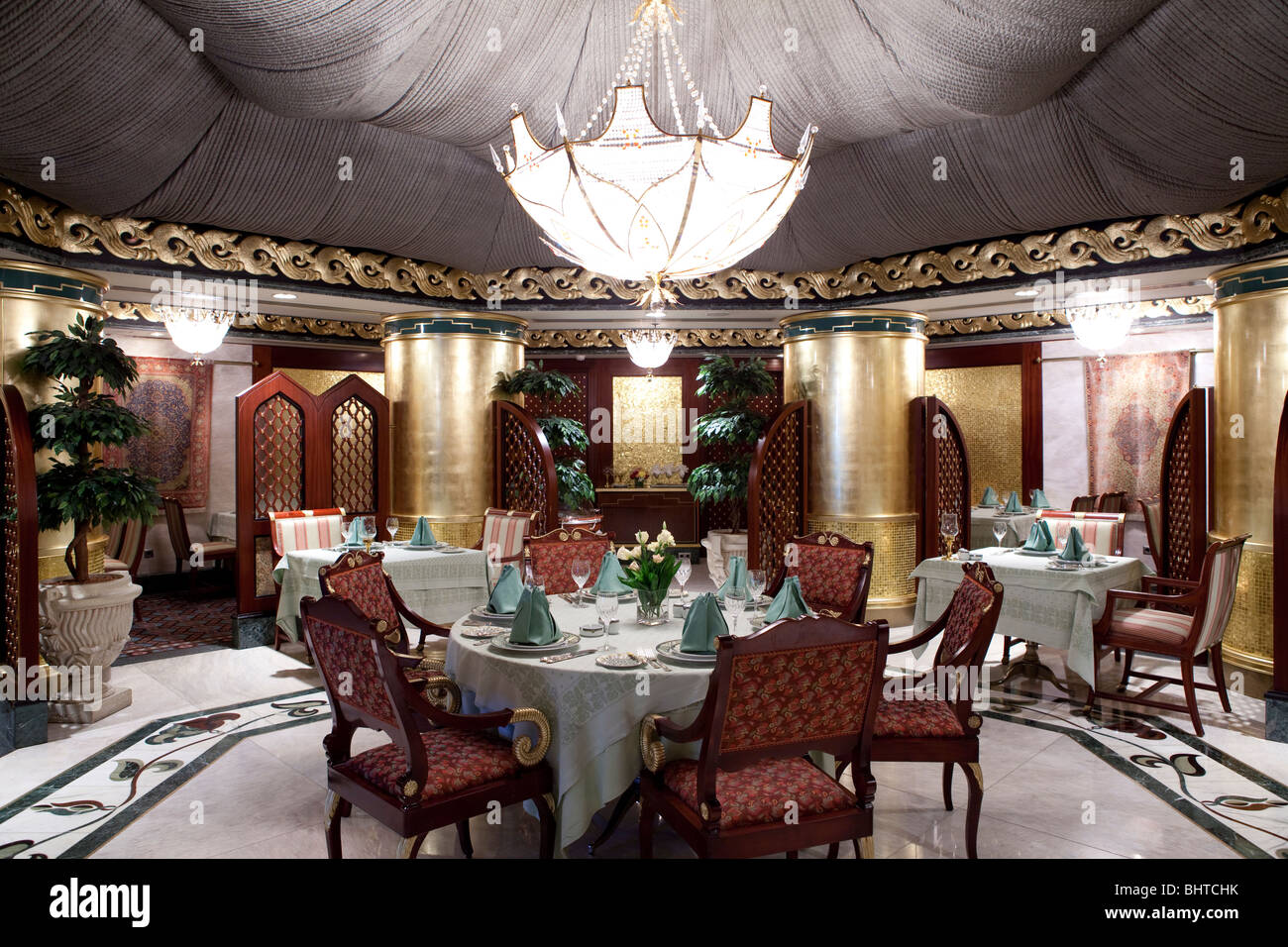Al Khayam Persian restaurant Jeddah Hilton Saudi Arabia Stock Photo Alamy