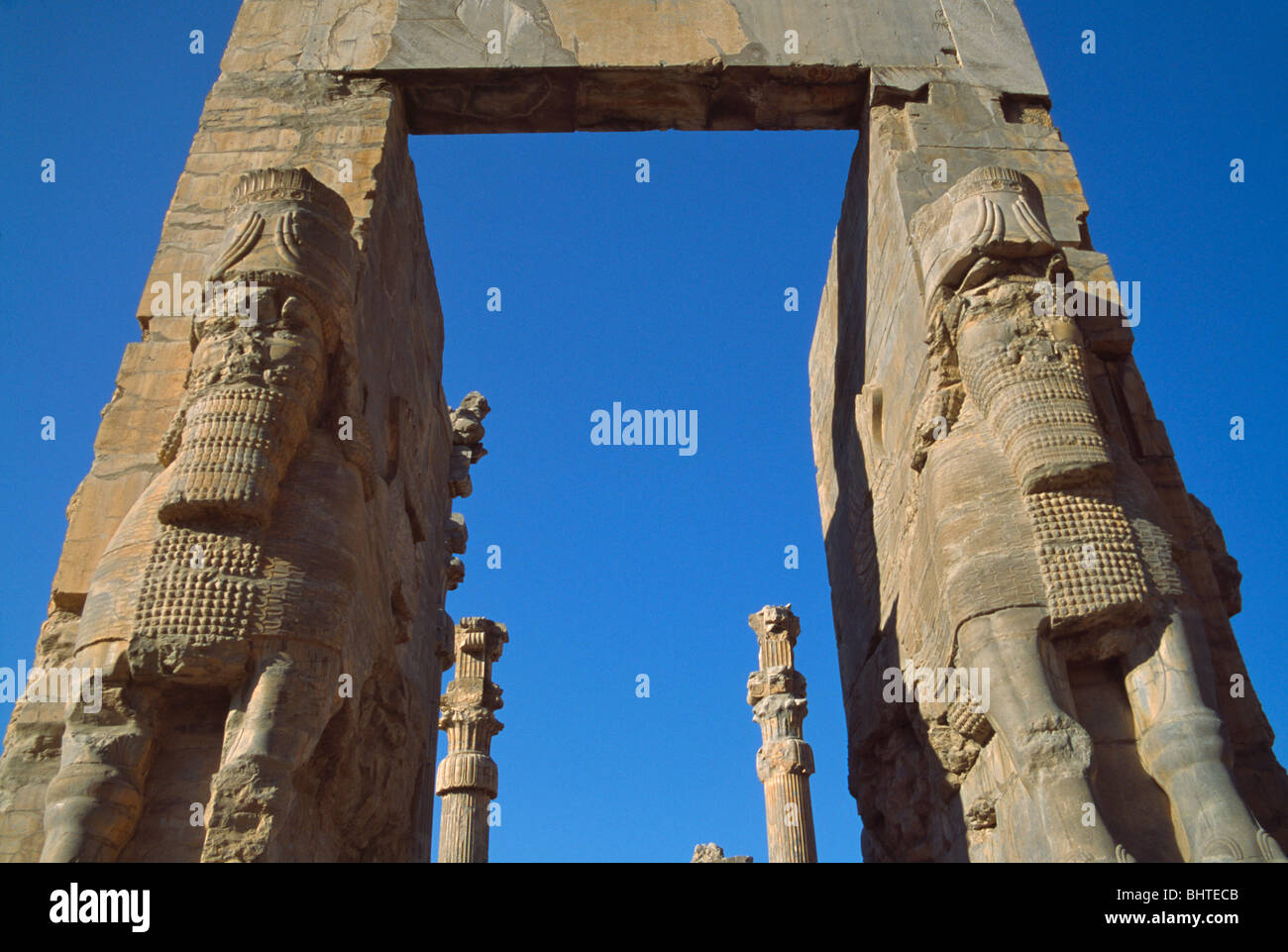 Xerxes' Gateway, Persepolis, Iran Stock Photo
