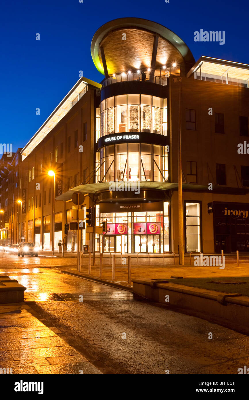 House of Fraser department store on Chichester Street, Belfast Northern Ireland Stock Photo