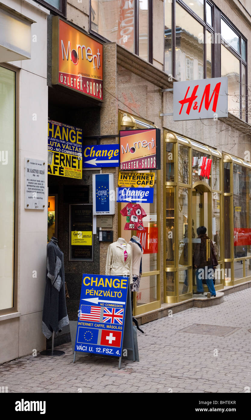 Shops in budapest hi-res stock photography and images - Alamy