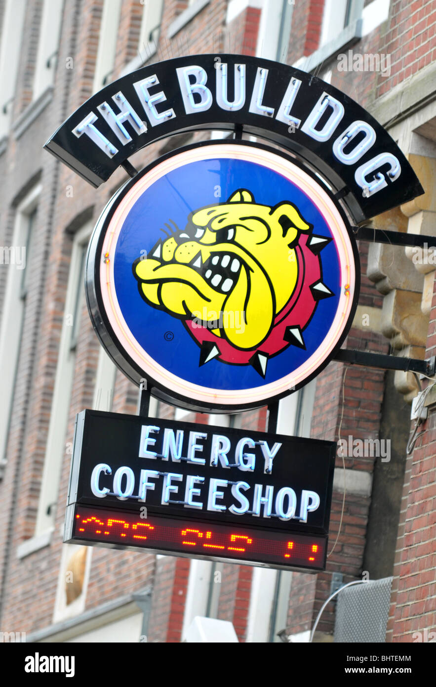 Amsterdam, The Bulldog "coffee shop" Amsterdam, Holland