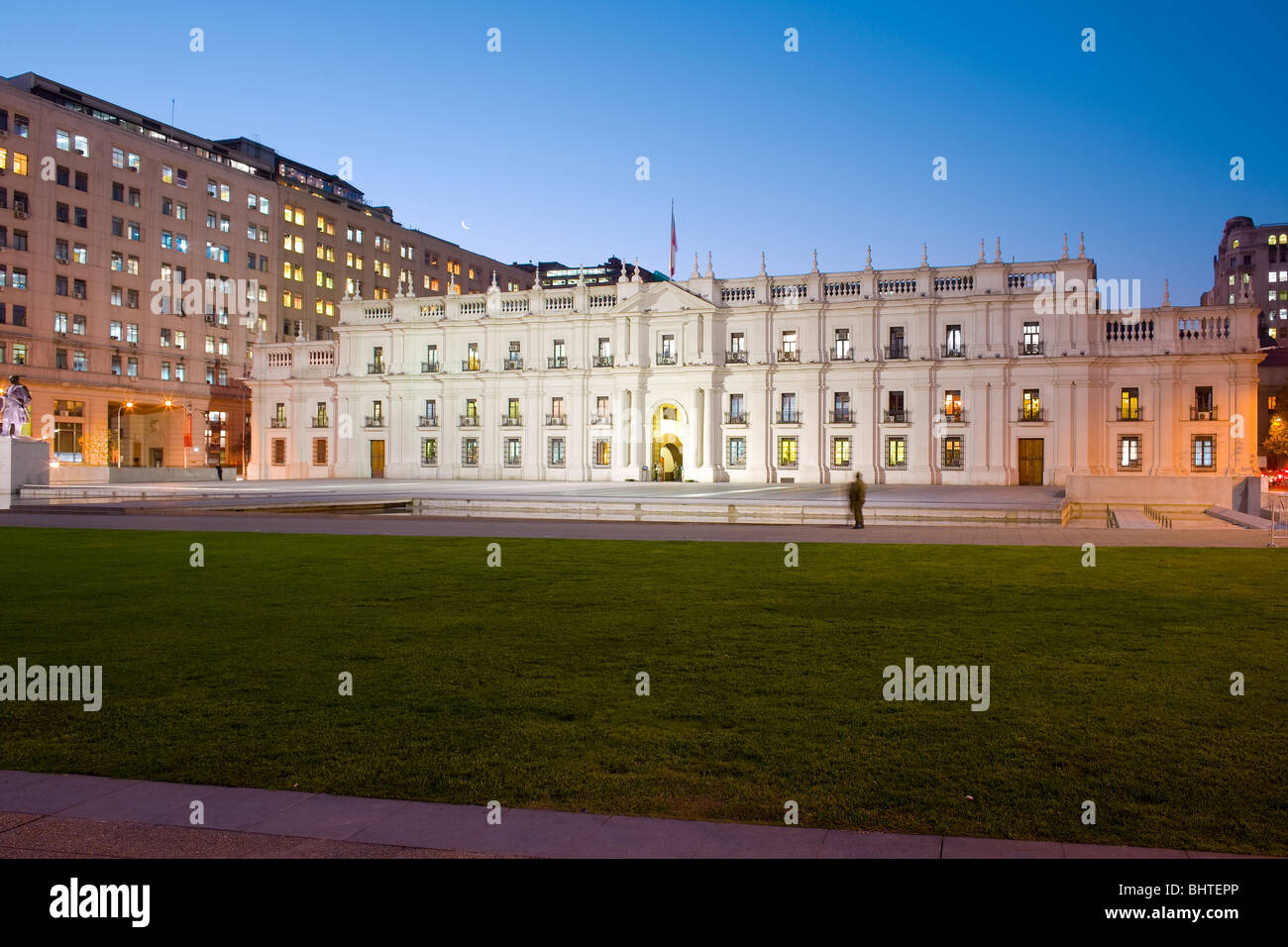 'La Moneda', Chile's presidential and government palace Stock Photo