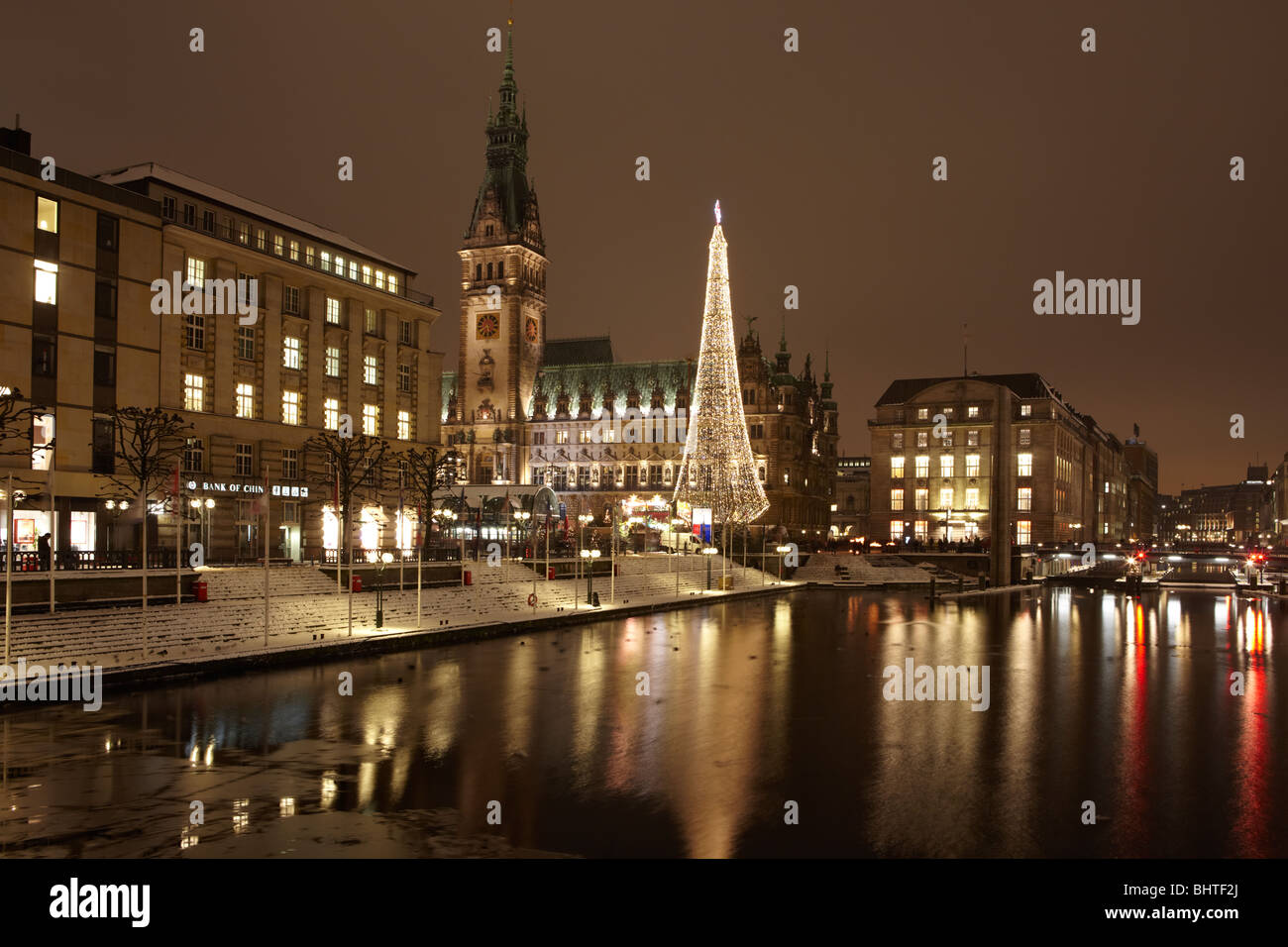 Town Hall in Hamburg Stock Photo