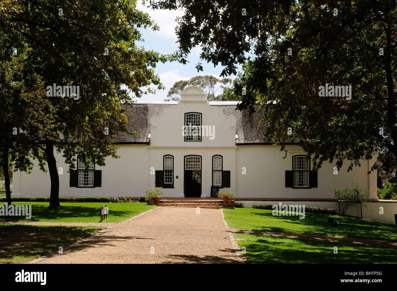 The Cape style Manor House at Boschendal Wine Estate near Stellenbosch  western cape South Africa Stock Photo - Alamy