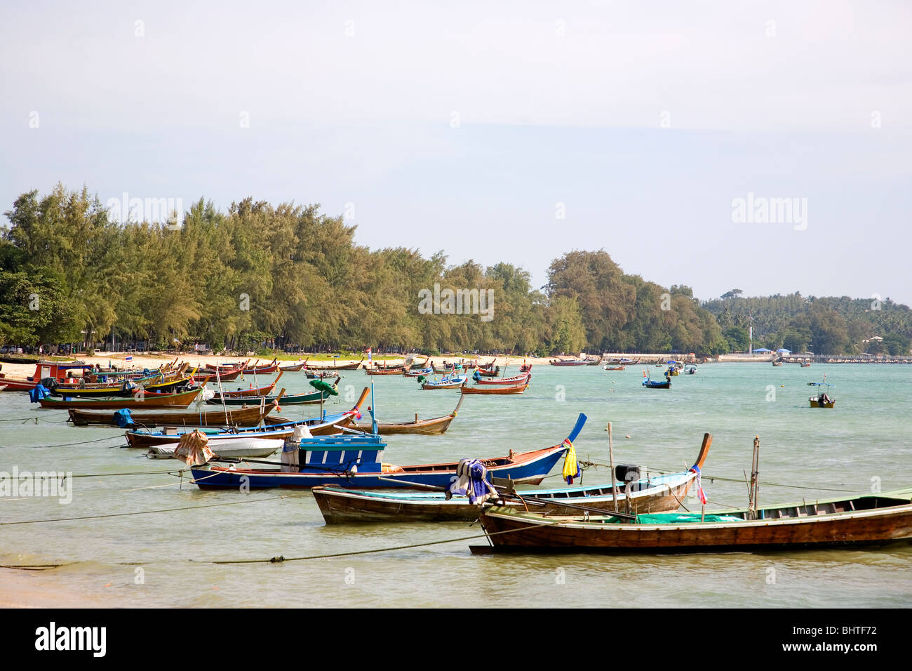 Rawai Long Boats - Phuket Stock Photo - Alamy