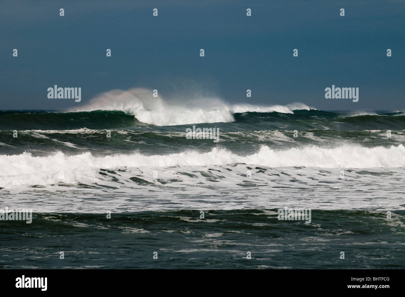 Distant surf Stock Photo
