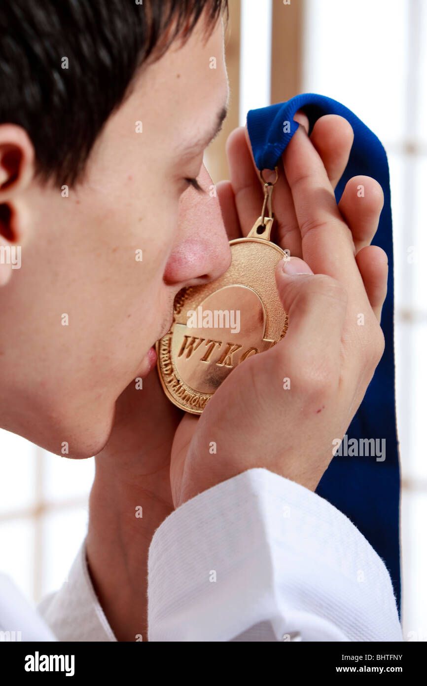 Gold Medal Medallion Stock Photos & Gold Medal Medallion Stock Images