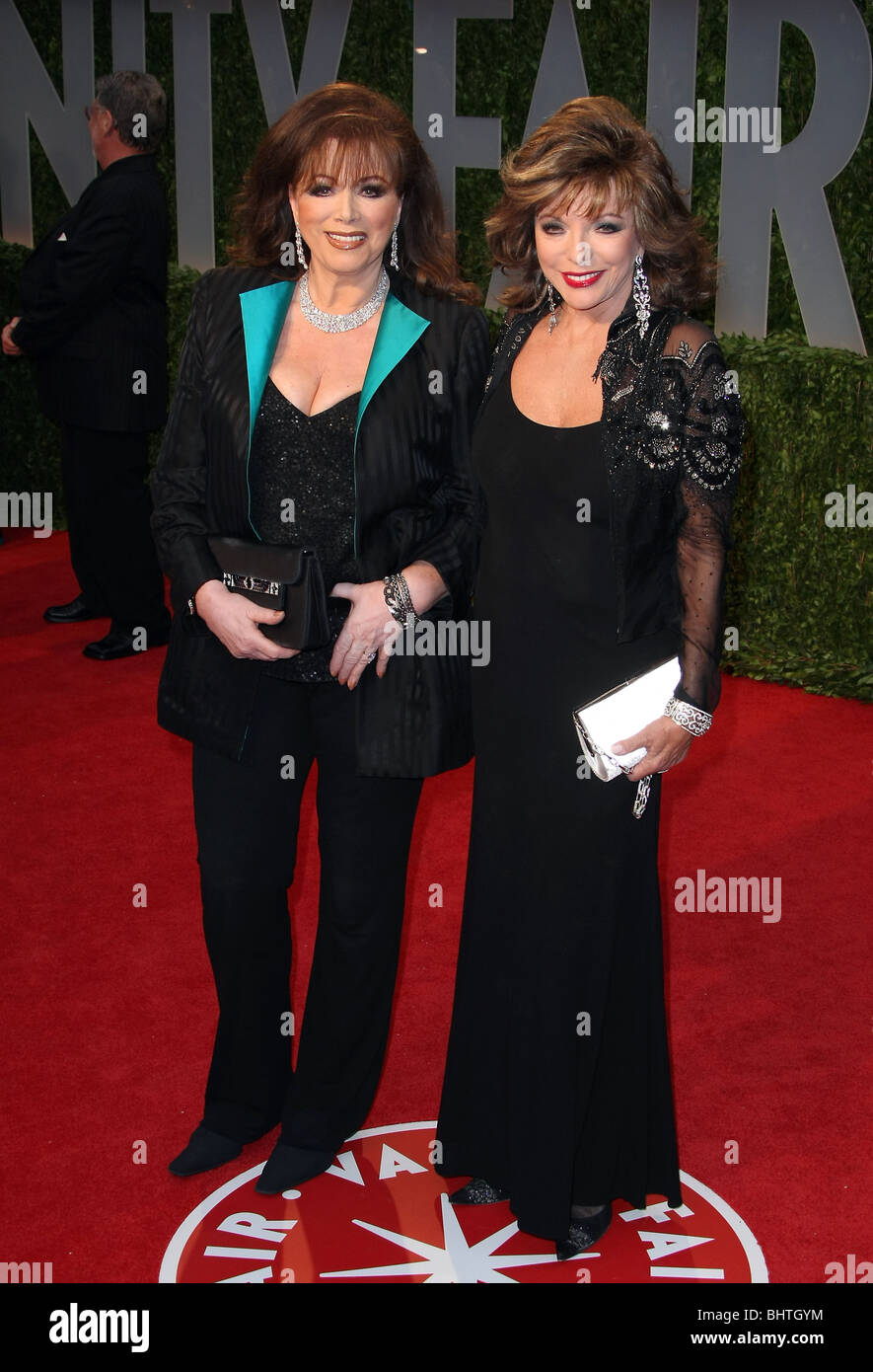 JACKIE COLLINS JOAN COLLINS 2009 VANITY FAIR OSCAR PARTY WEST HOLLYWOOD