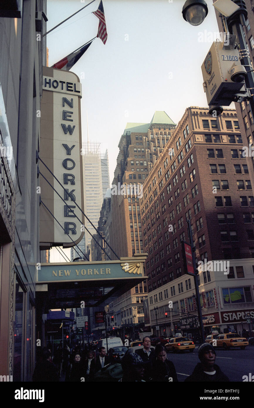 New Yorker Hotel, New York Stock Photo