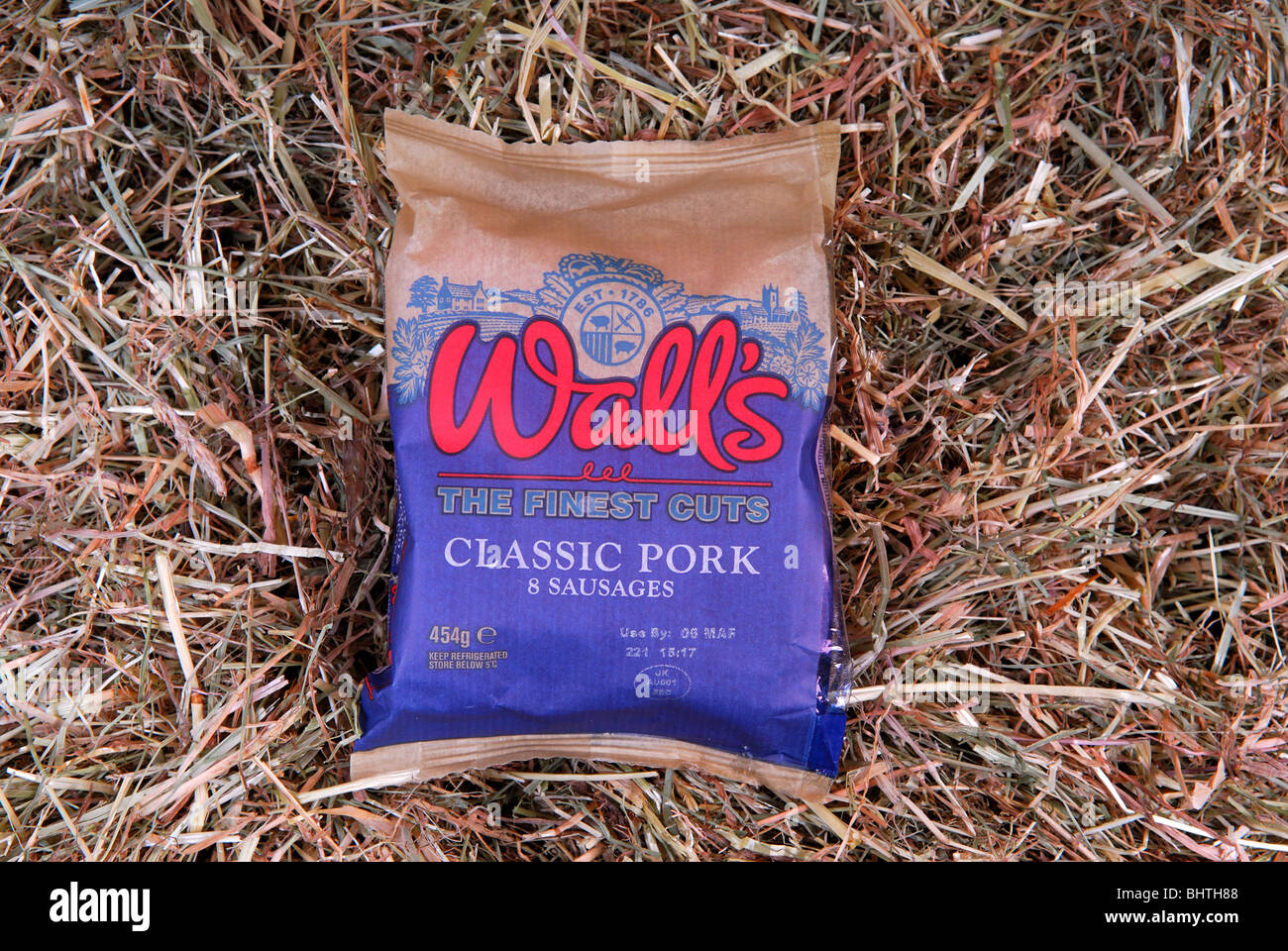 Wall's Finest Cuts Classic Pork Sausages Stock Photo Alamy