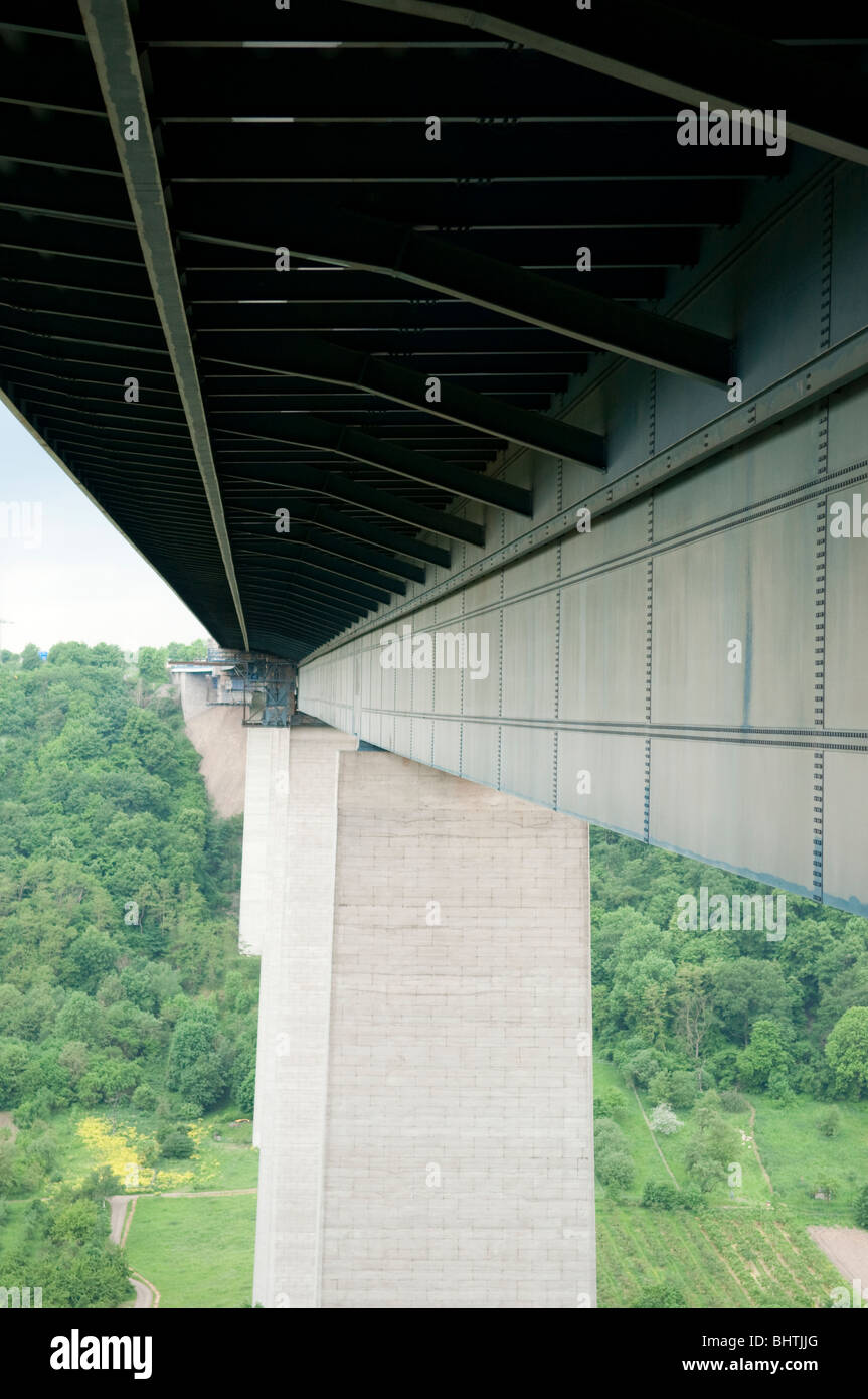 Moseltalbrucke bridge on A61 Autobahn Mosel Germany Europe Stock Photo
