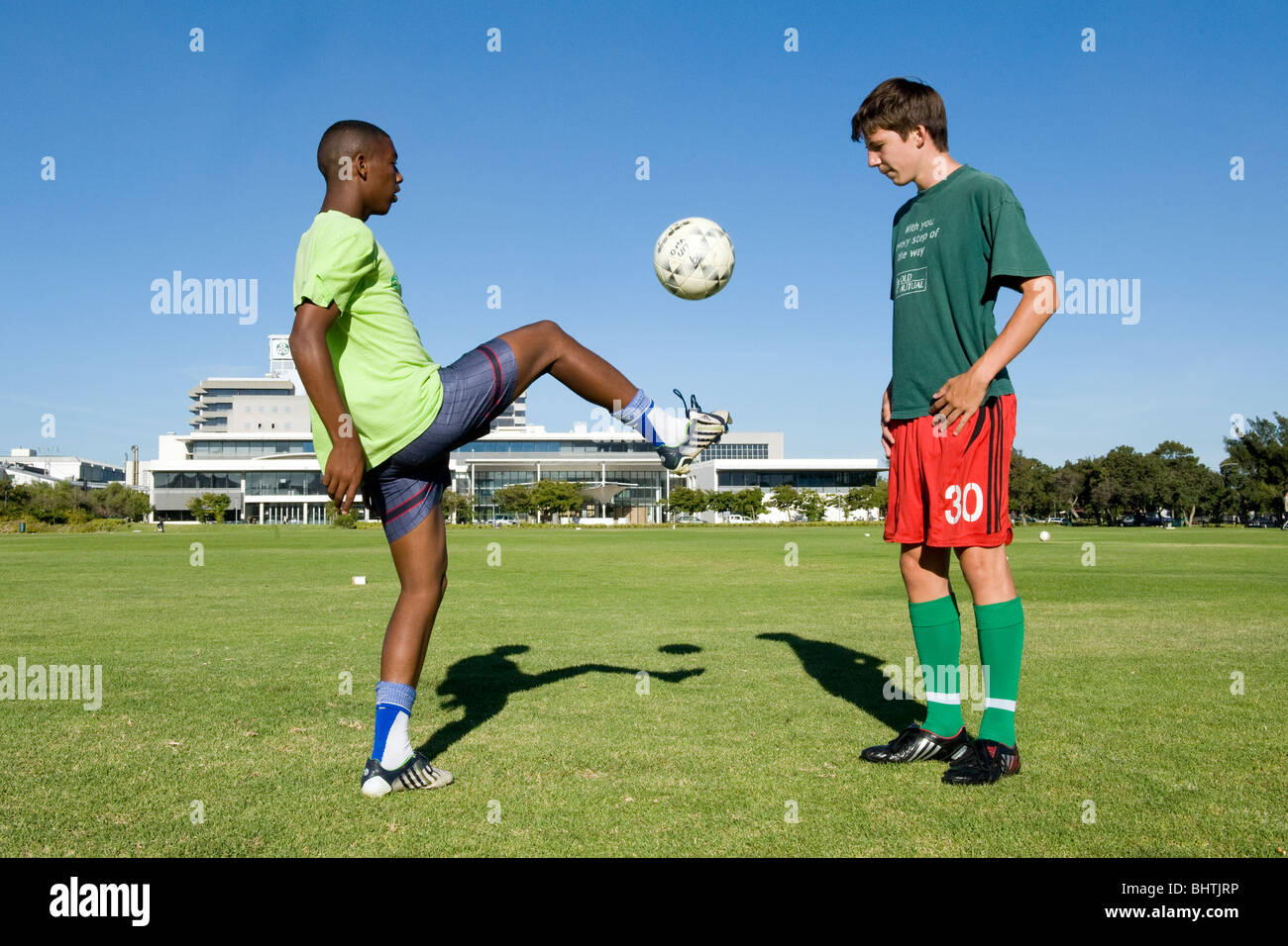 U 17 players training at Old Mutual Football Academy, Cape Town, South