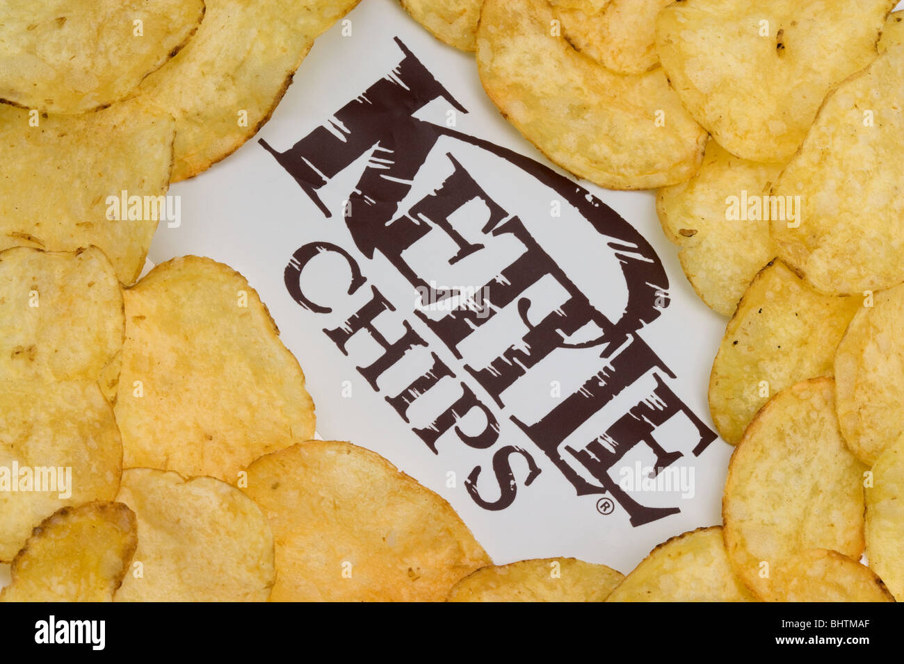 Kettle Chips Stock Photo