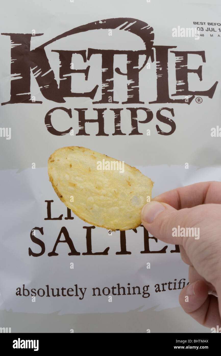 A Bag Of Kettle Chips Stock Photo Alamy