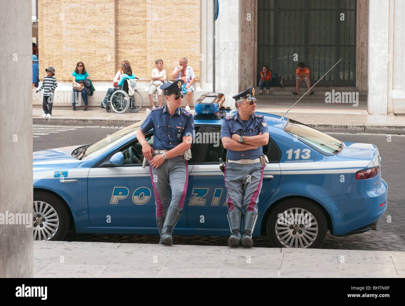 Police italian policeman hi-res stock photography and images - Alamy