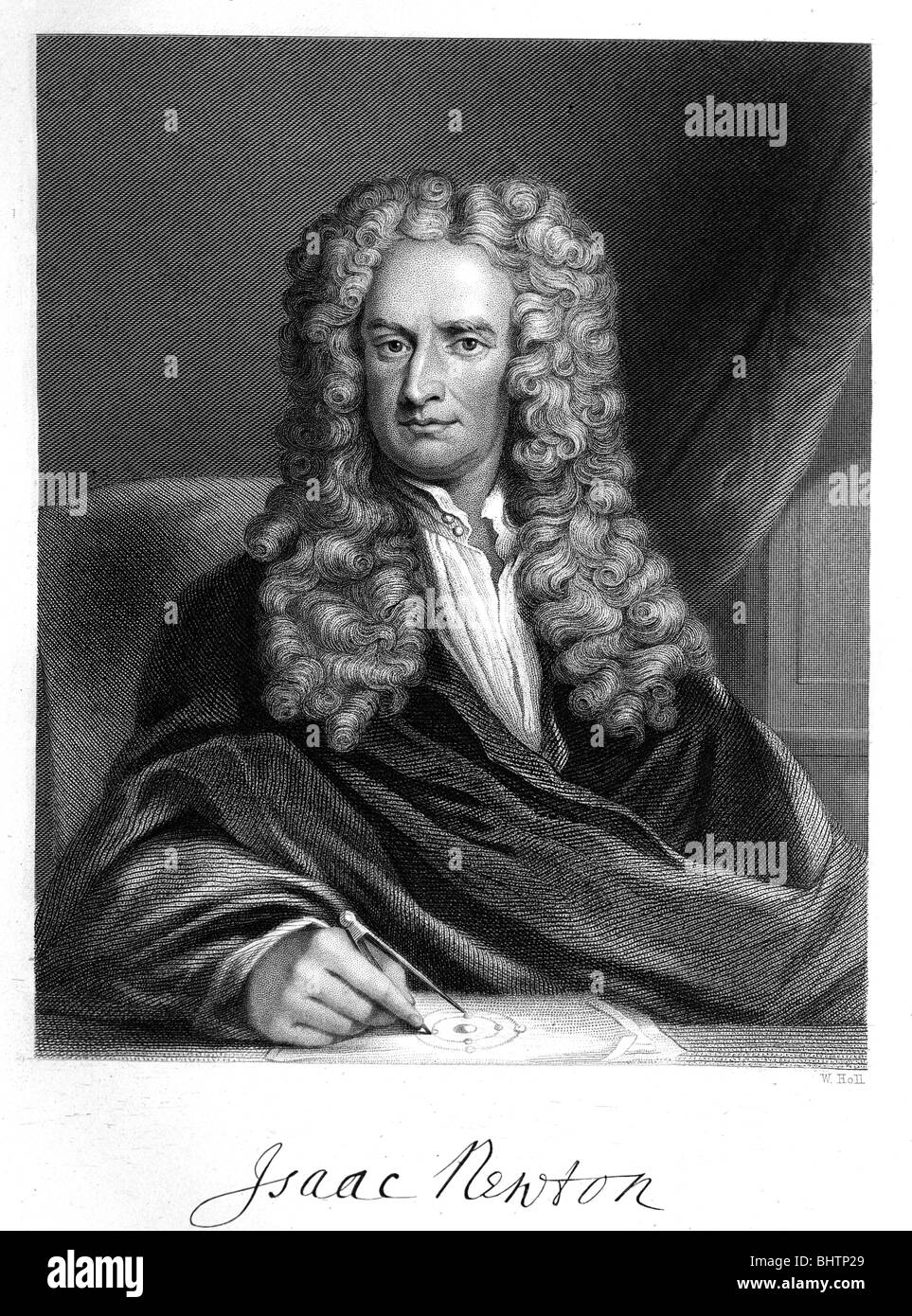 Isaac Newton Stock Photo