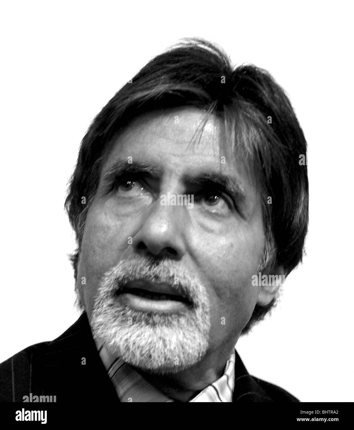 Legendary Bollywood superstar Amitabh Bachchan at a film launch in Mumbai Stock Photo