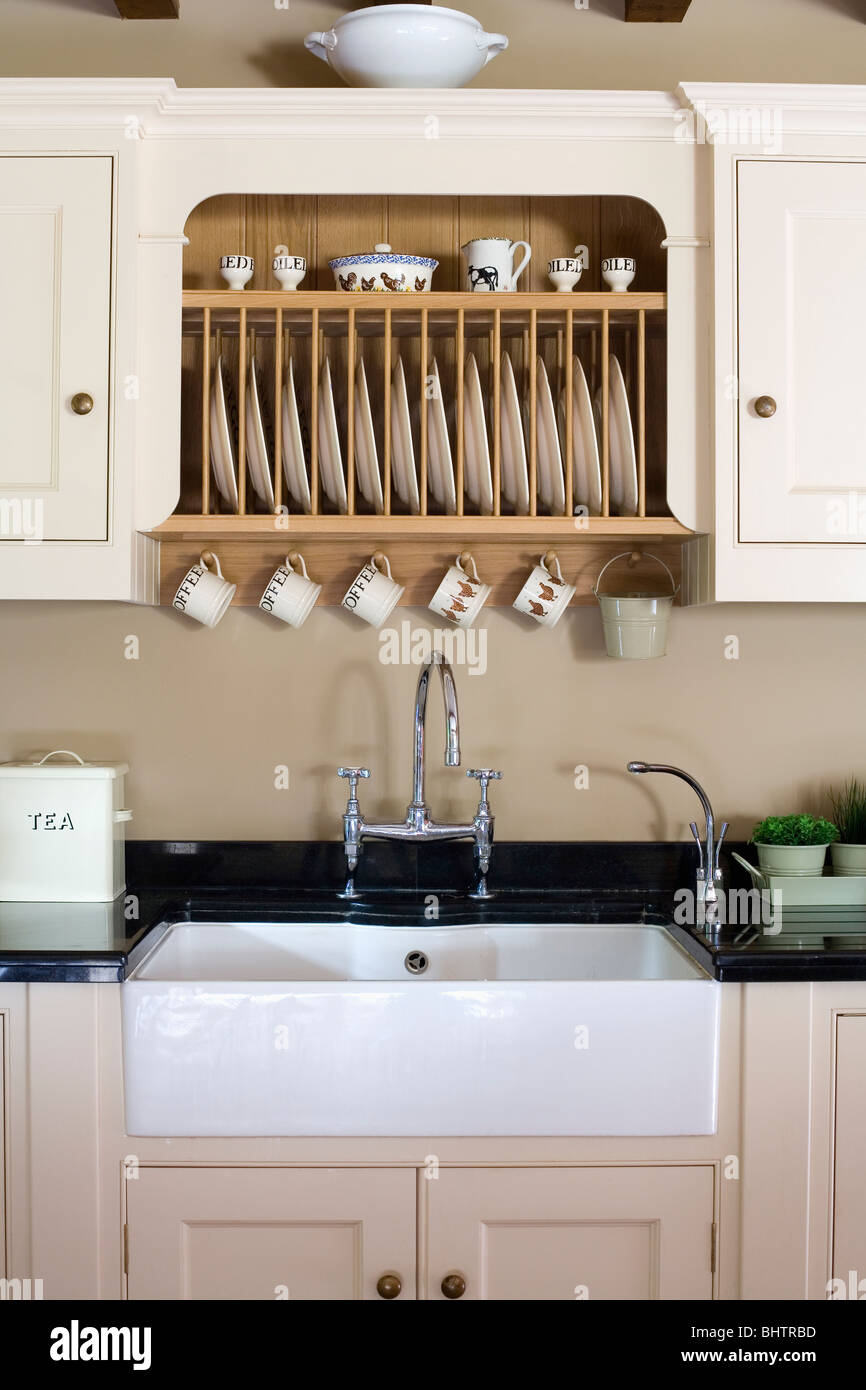 American classic cream colored luxury kitchen with fitted appliances Stock  Photo by ©iriana88w 121709840