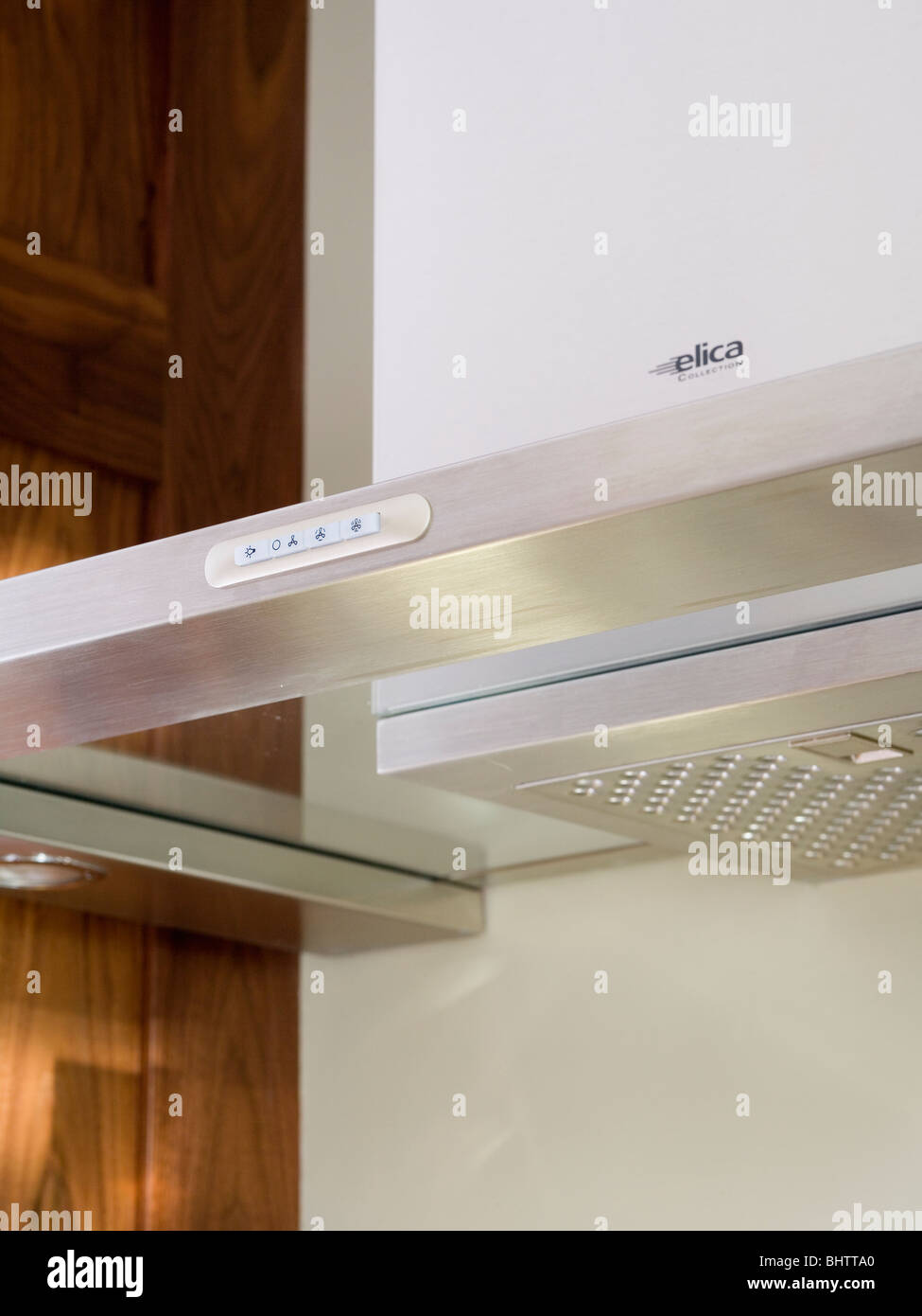 Closeup of Elica extractor fan Stock Photo Alamy