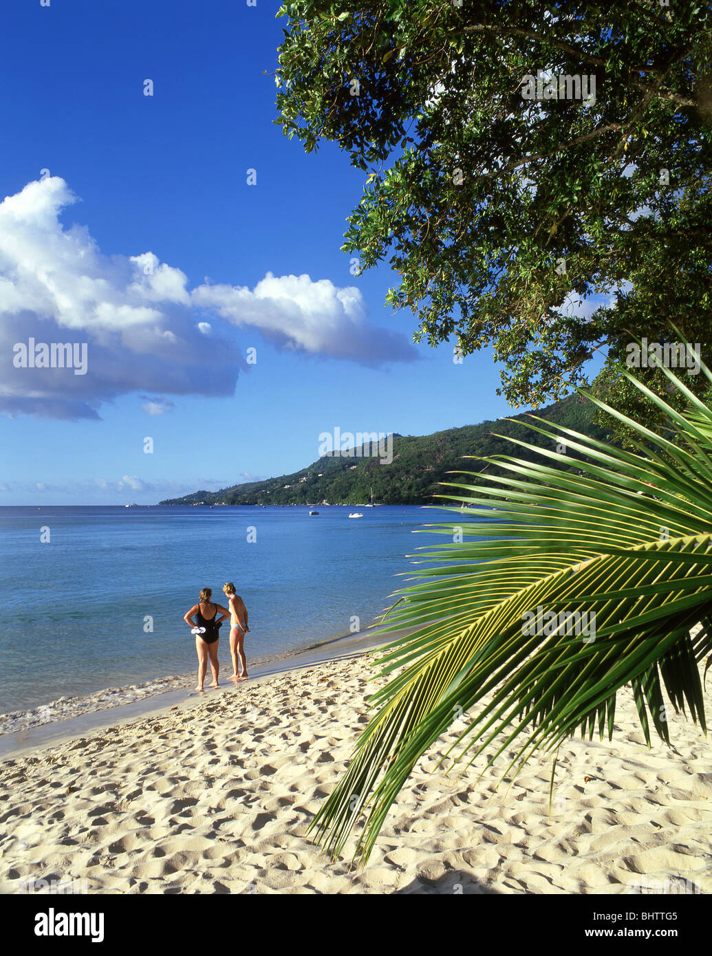 Beau Vallon Beach, Mahe, Republic of Seychelles Stock Photo Alamy