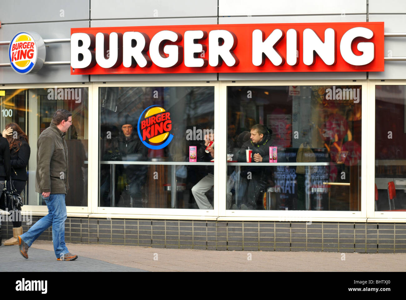 "Burger King" in Rotterdam, Holland Stock Photo Alamy