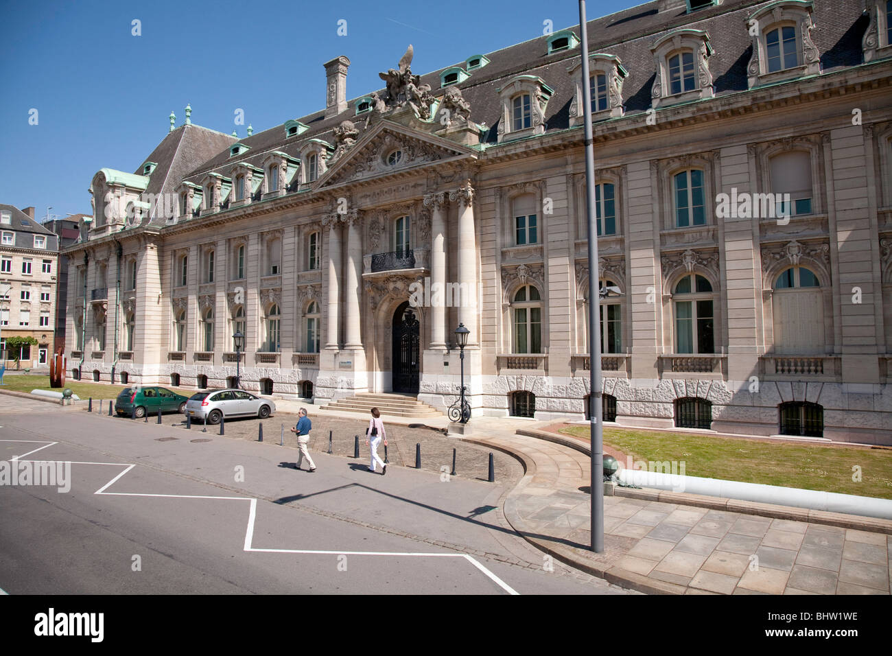 ARBED Commercial Building in City of Luxembourg; Luxembourg;Europe Stock Photo