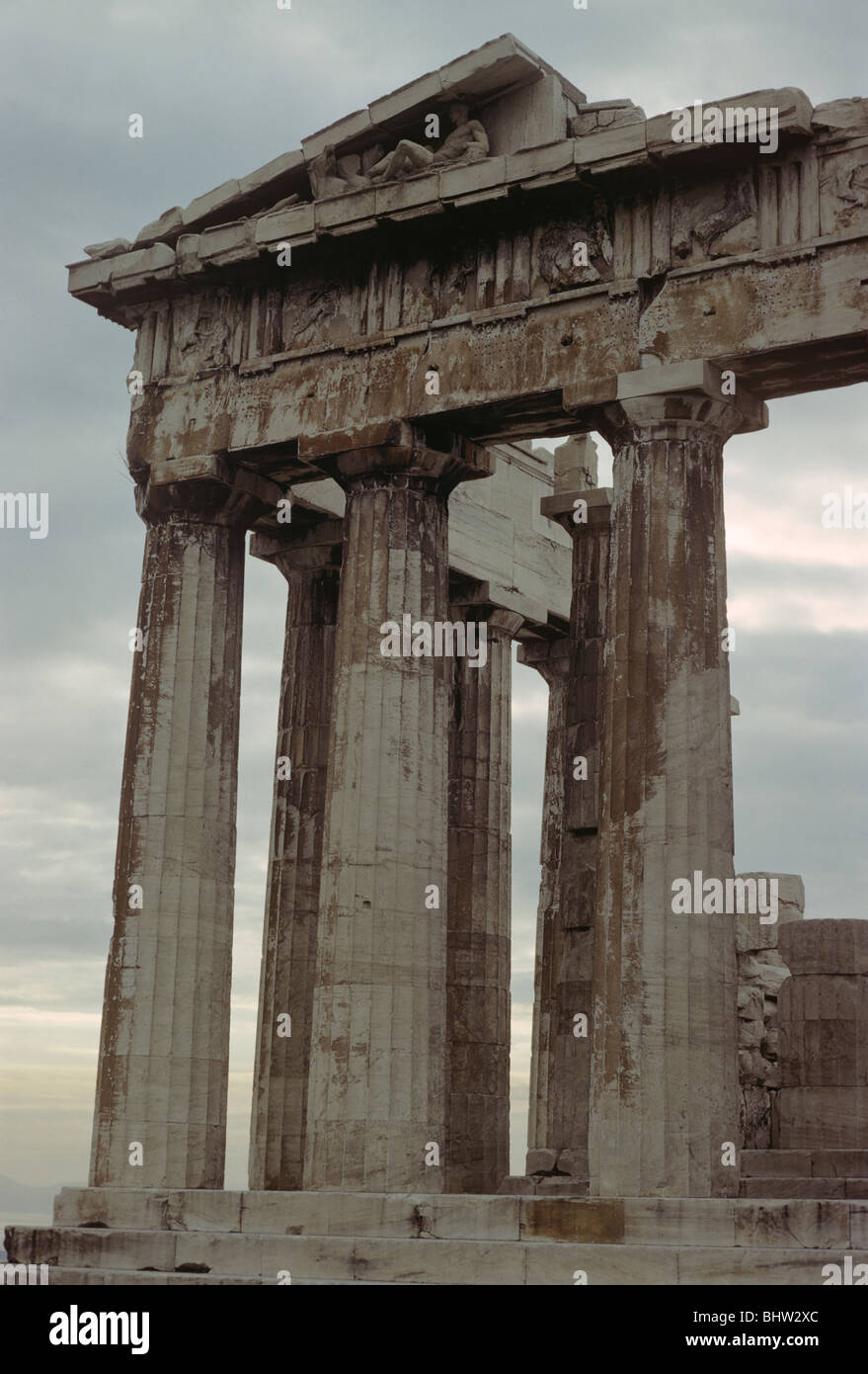 East Pediment of the Parthenon, Acropolis, Athens, Greece 680212 016 ...