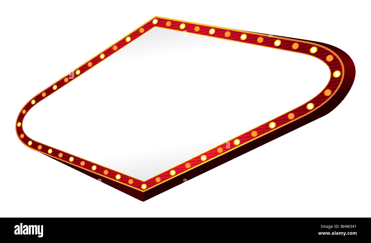 Las vegas sign blank lights hi-res stock photography and images - Alamy