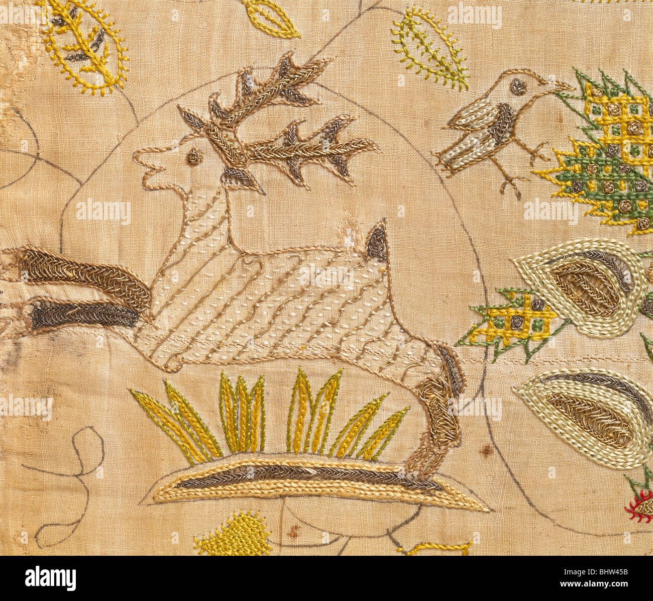 English embroidery 17th century hi-res stock photography and images - Alamy