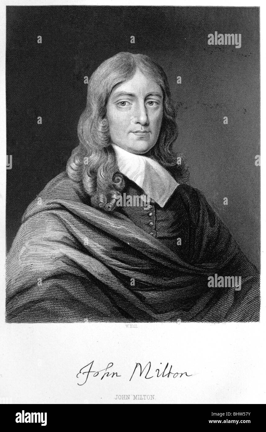 John Milton Stock Photo