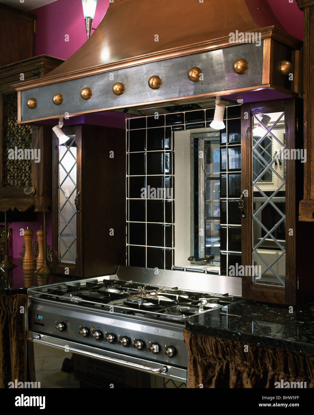 Copper extractor fan hood deals