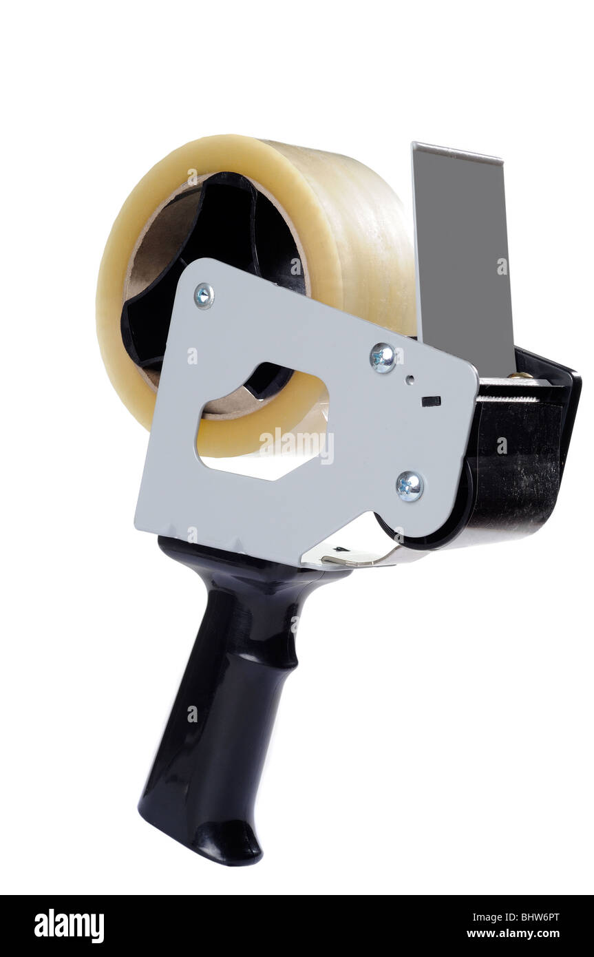 Packaging Tape Gun Dispenser Stock Photo Alamy