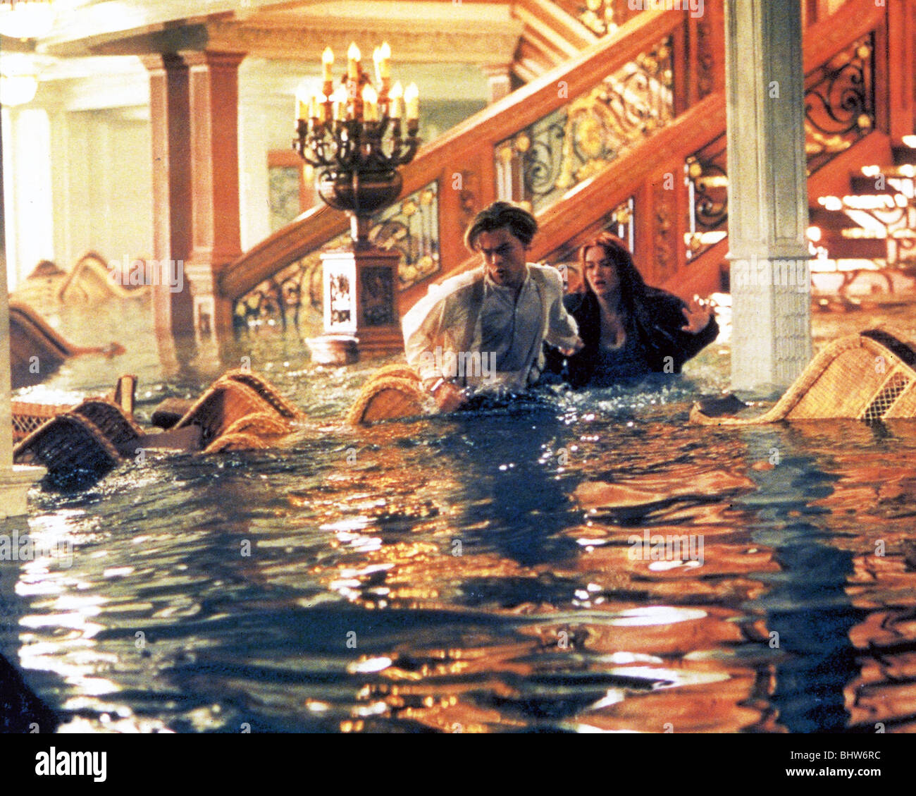 TITANIC - 1997 TCF film with Leonardo DiCaprio and Kate Winslet Stock Photo