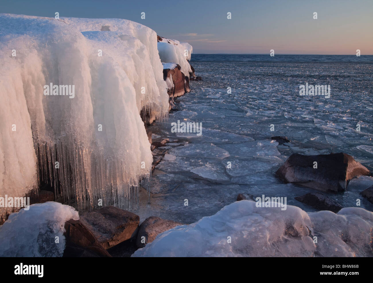 Lake Superior, Two Harbors, Minnesota Stock Photo Alamy