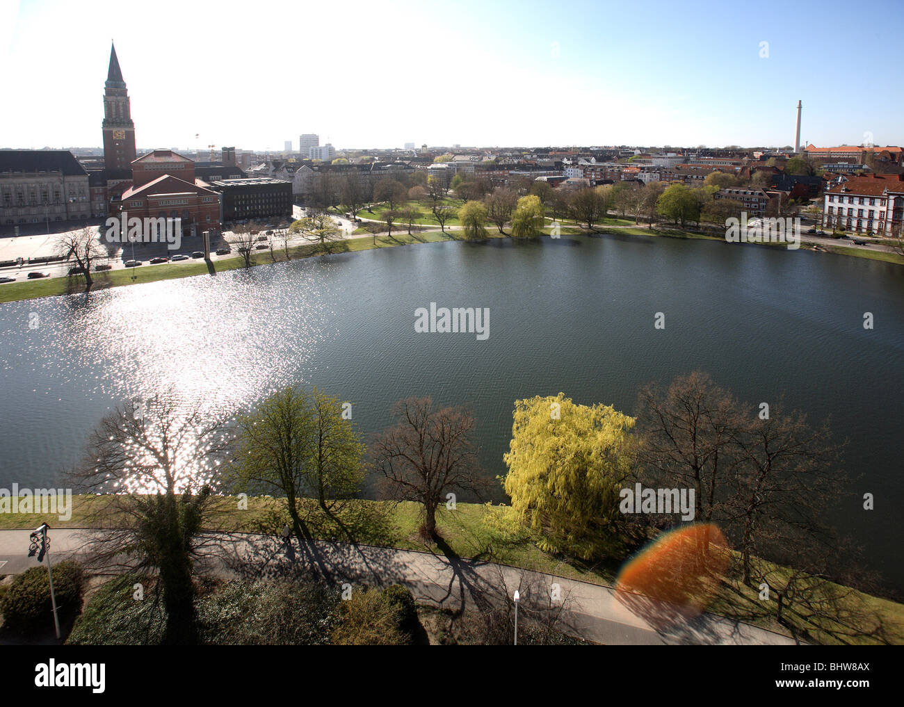 The Klein Kiel lake, Kiel, Germany Stock Photo Alamy