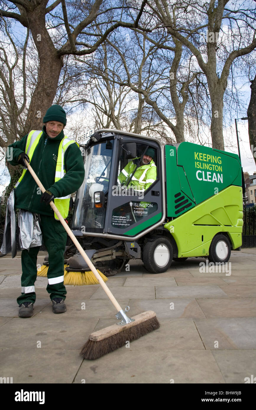 Islington Street cleaners Stock Photo Alamy