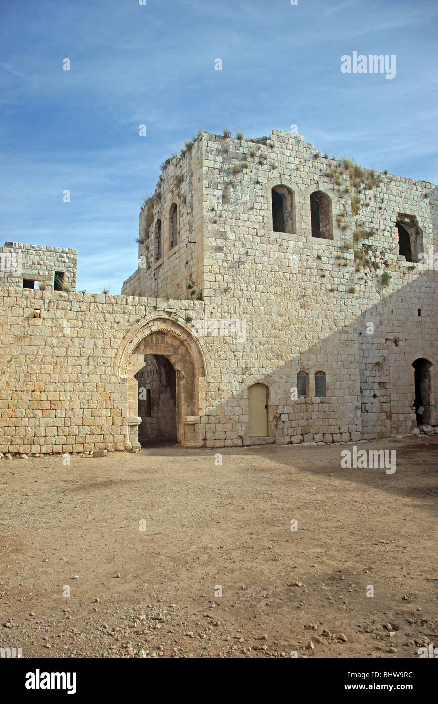 Migdal Tzedek Ruins. Stock Photo