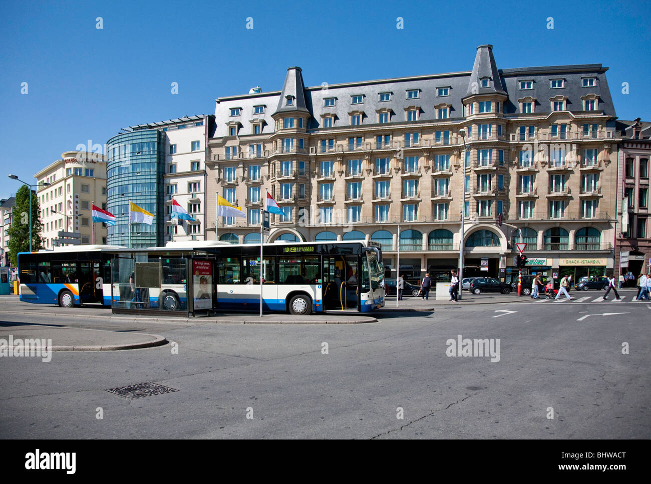 Historic Apartment Buildings in City of Luxembourg; Luxembourg;Europe