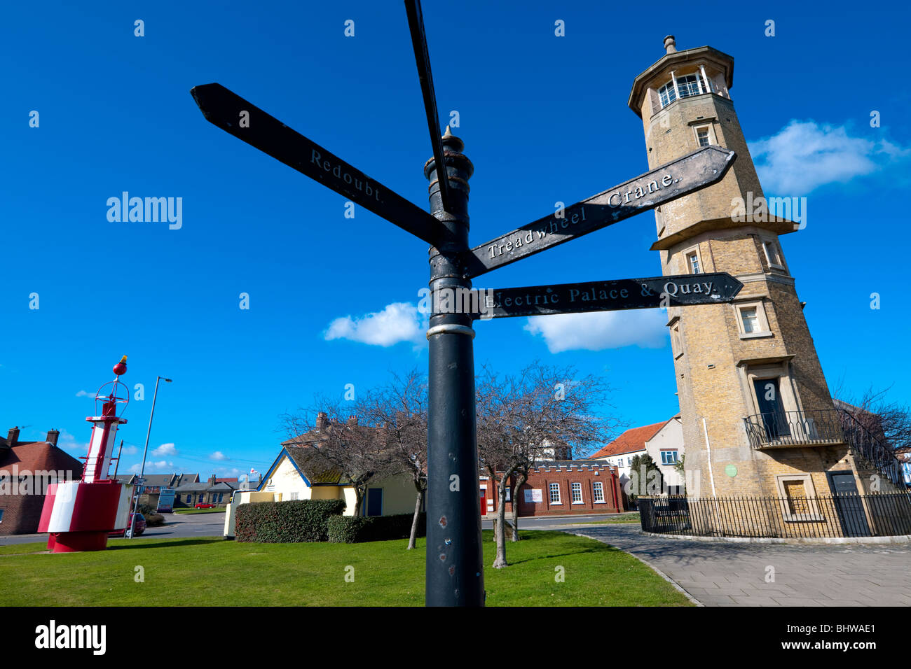Harwich High Lighthouse, built in 1818 in conjunction with the low
