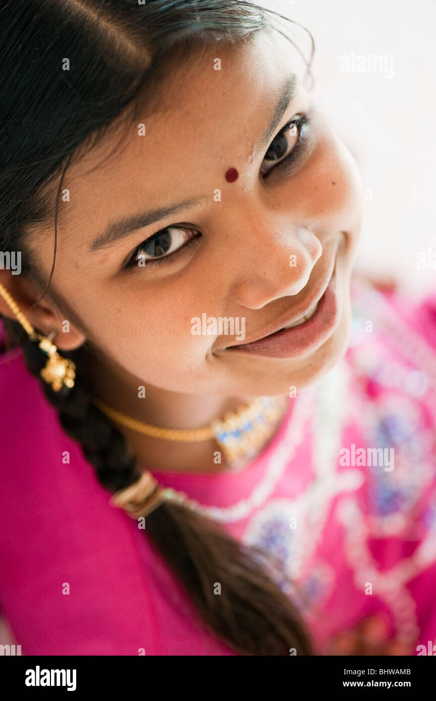 Indian girl child delight hi-res stock photography and images - Alamy