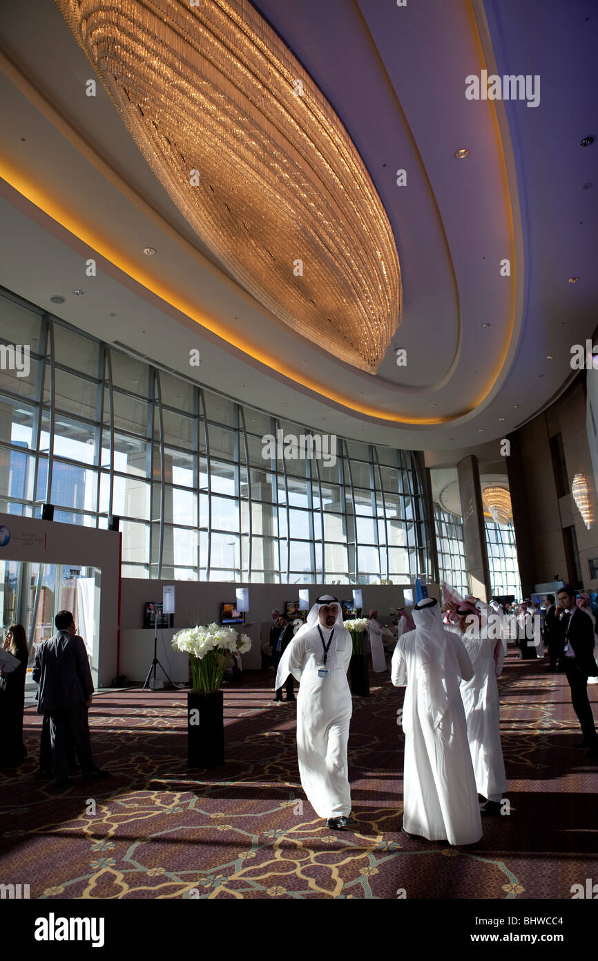 Riyadh Saudi Arabia kingdom conference business Stock Photo