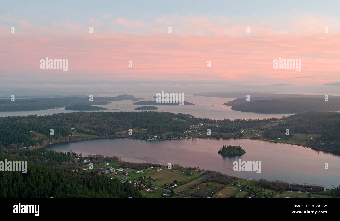 Aerial san juan islands washington hi-res stock photography and images ...