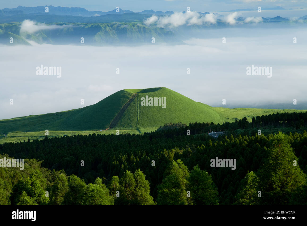 Kome Zuka Aso Kumamoto Japan Stock Photo Alamy Kome Zuka Aso Kumamoto Japan Stock Photo Alamy
