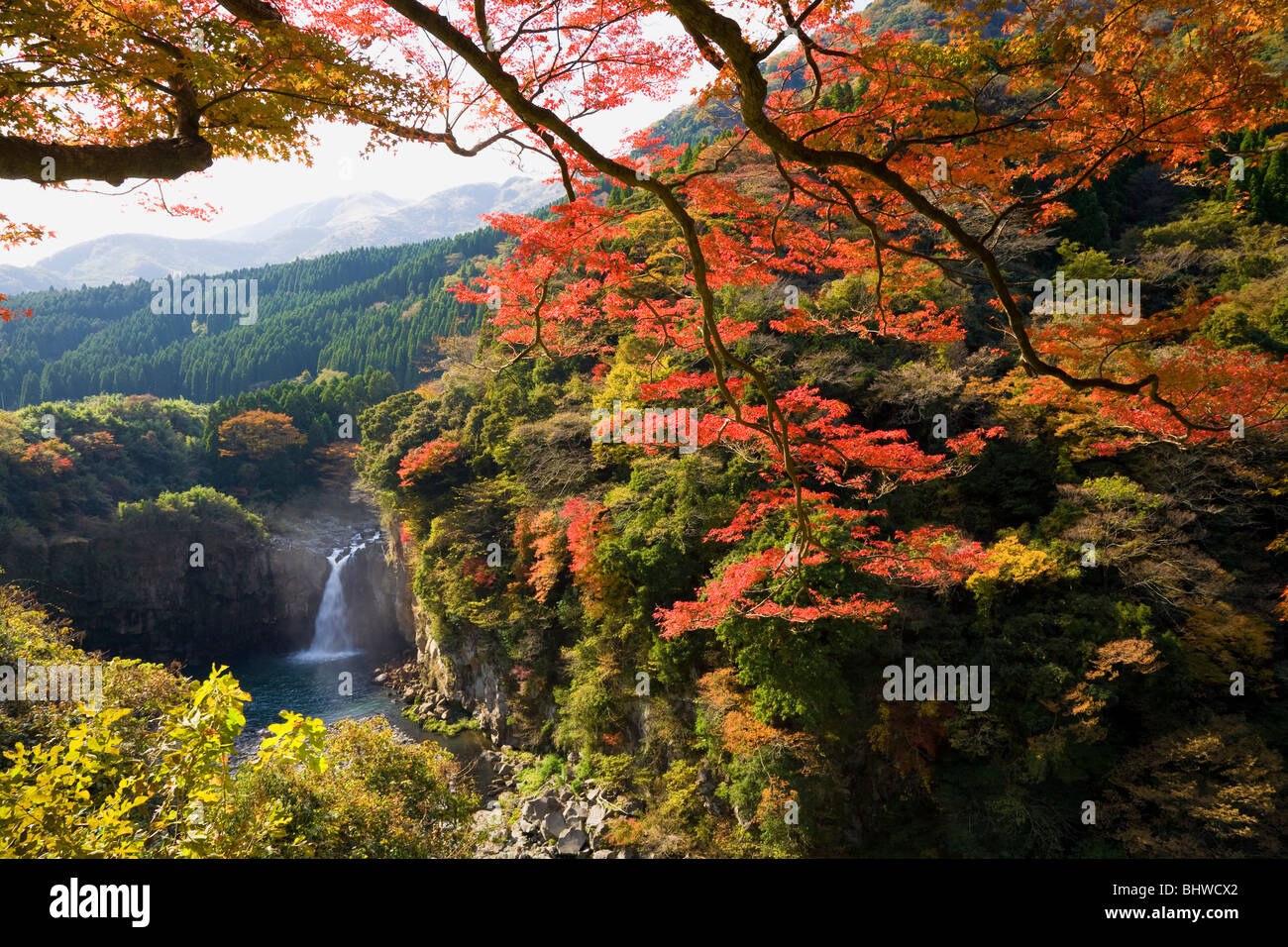 Ayugaeri Falls, Minamiaso, Kumamoto, Japan Stock Photo Alamy
