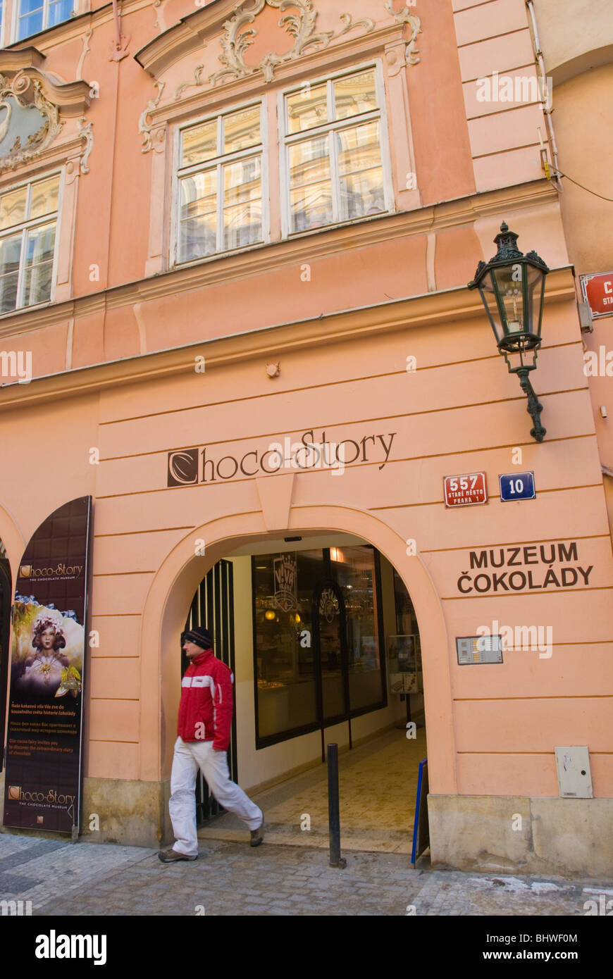 Choco Story chocolate museum Celetna street old town Prague Czech