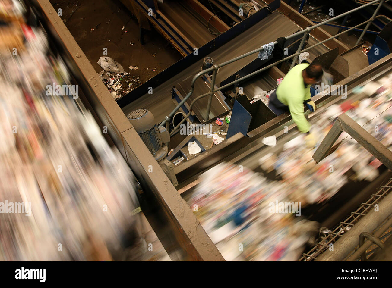 Paper recycling plant Stock Photo Alamy