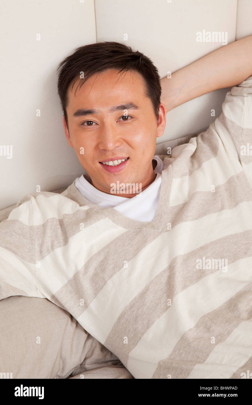 Man in leisure time Stock Photo Alamy