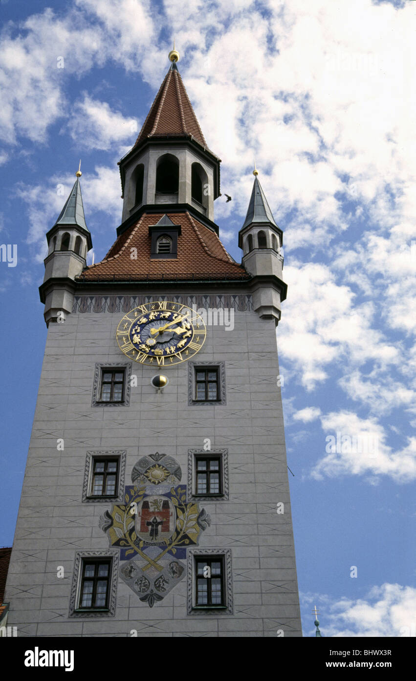Altes Rathaus Marienplatz Munich Stock Photo - Alamy
