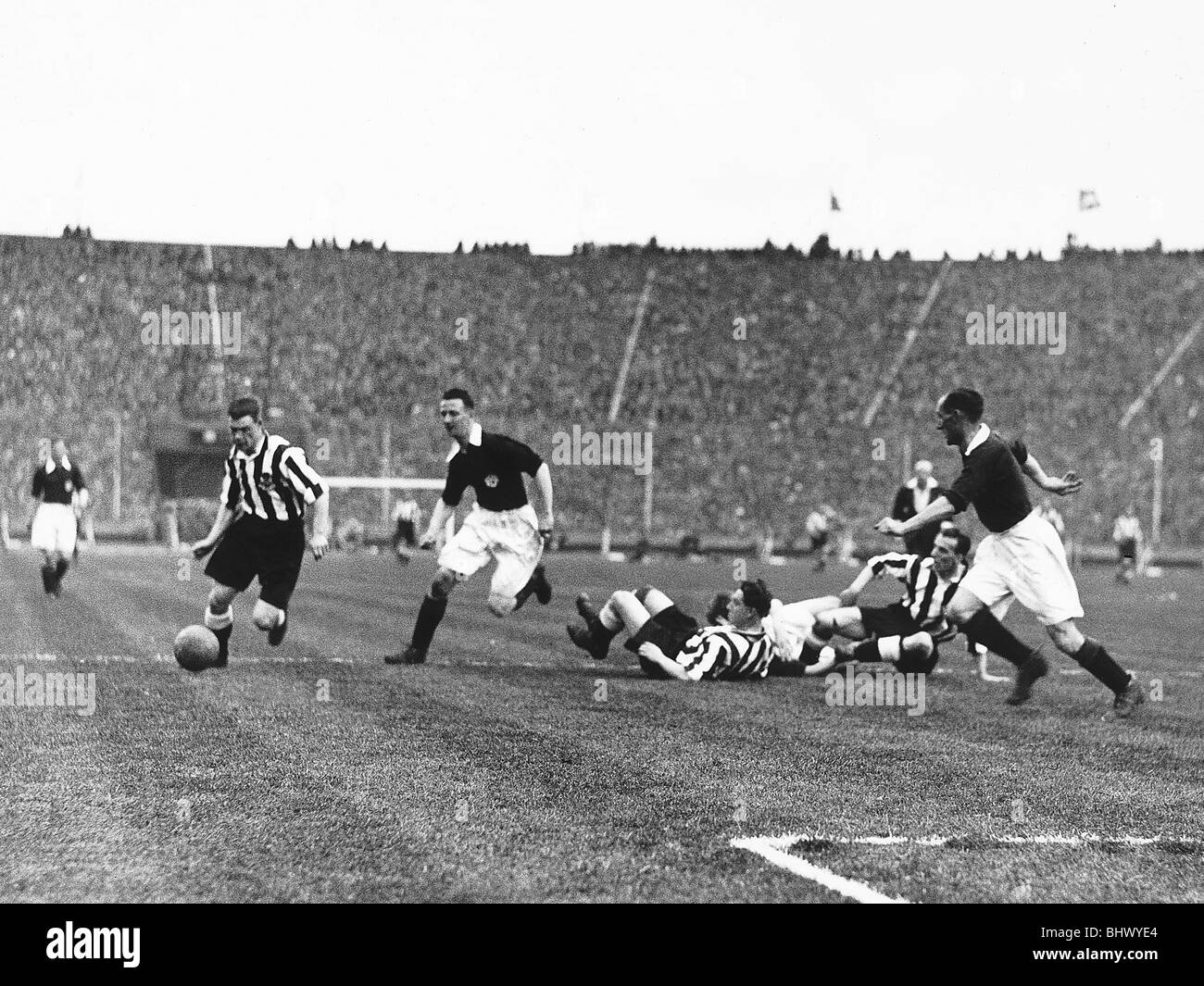 Football FA cup final 1932 Arsenal v Newcastle Stock Photo