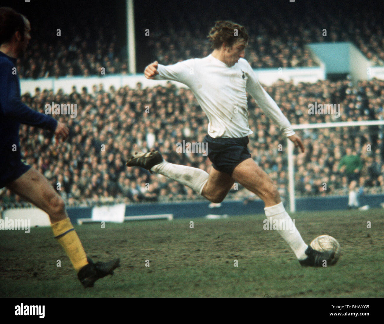 Martin Chivers Spurs 1971 Football Tottenham Hotspur V Chelsea Stock Photo Alamy